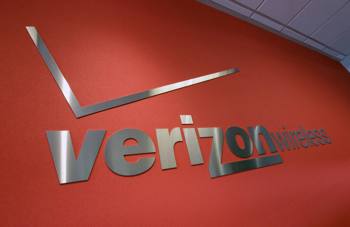 n this June 12, 2012 file photo, the Verizon logo is seen at Verizon store in Mountain View, Ca ...