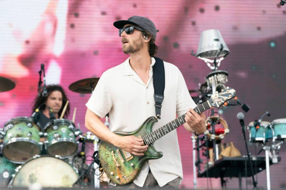 Scott Woodruff of Stick Figure performs at the Coachella Music & Arts Festival at the Empir ...