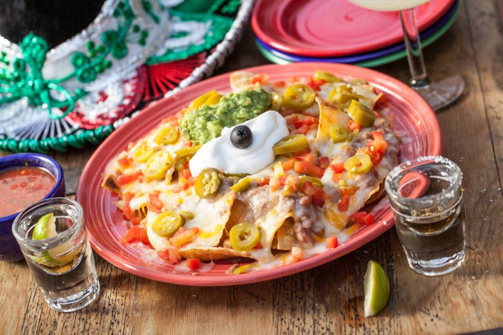 Nachos from Pancho's Mexican Restaurant in Las Vegas. (Chris Wessling)