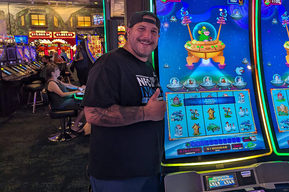 Gregorey Morey, a tourist from Michigan, won a slots jackpot worth $516,008.46 on Sunday, Oct. ...