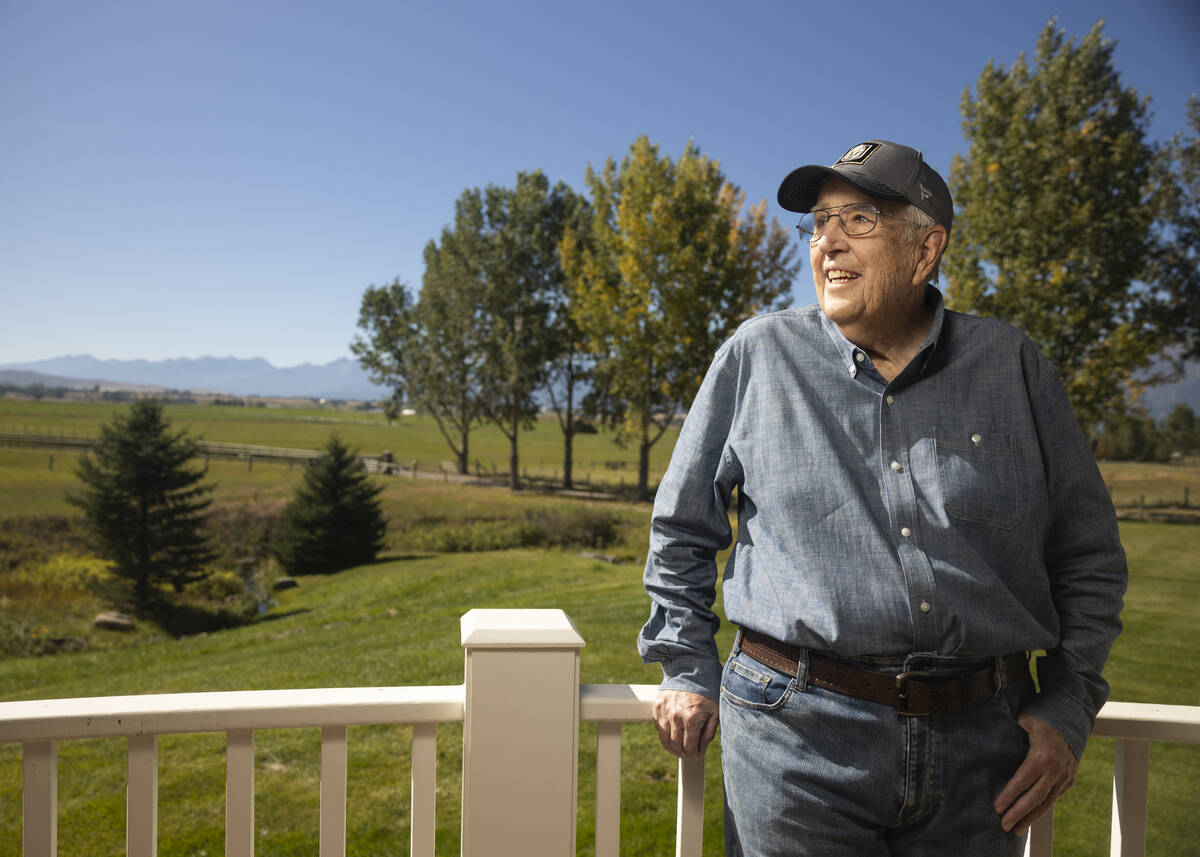 Brent Musburger at his home in Hamilton, Montana on Tuesday, Sept. 24, 2024. (Photo by Ben Smith)