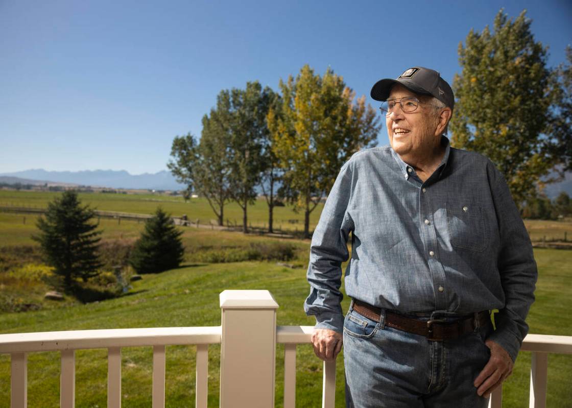 Brent Musburger at his home in Hamilton, Montana on Tuesday, Sept. 24, 2024. (Photo by Ben Smith)