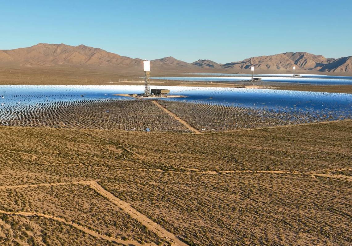 The Ivanpah Solar Electric Generating System is pictured, on Wednesday, Sept. 25, 2024, at the ...