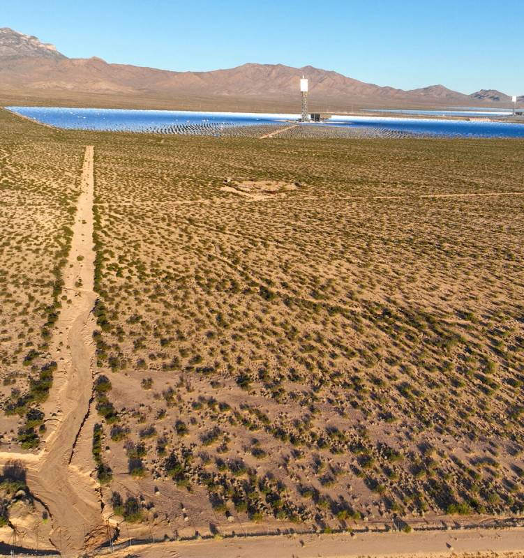 The Ivanpah Solar Electric Generating System is pictured, on Wednesday, Sept. 25, 2024, at the ...