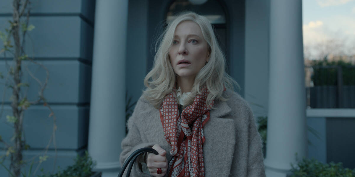 Cate Blanchett as Catherine Ravenscroft (2024, ‘Present Day’) in “Disclaim ...