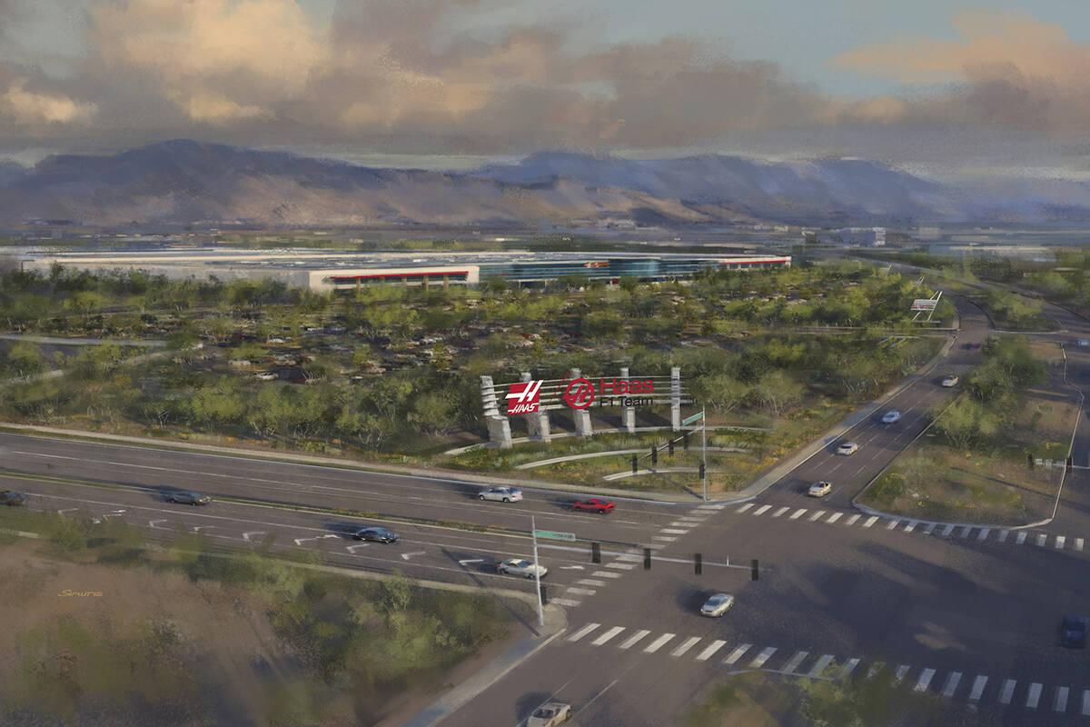 A rendering of the Haas Automation plant in Henderson. (Triliad Development)