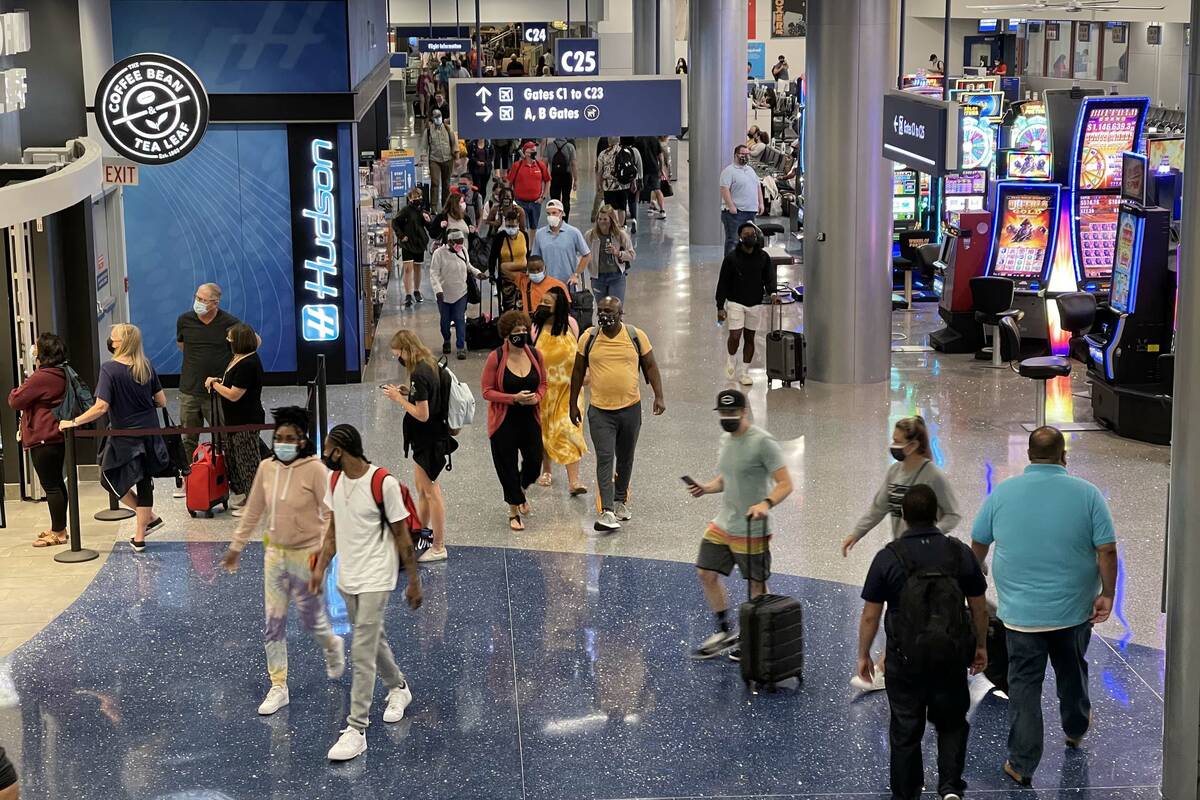 Harry Reid International Airport officials on Tuesday, Oct. 1, 2024, provided new details on a ...