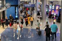 Harry Reid International Airport officials on Tuesday, Oct. 1, 2024, provided new details on a ...