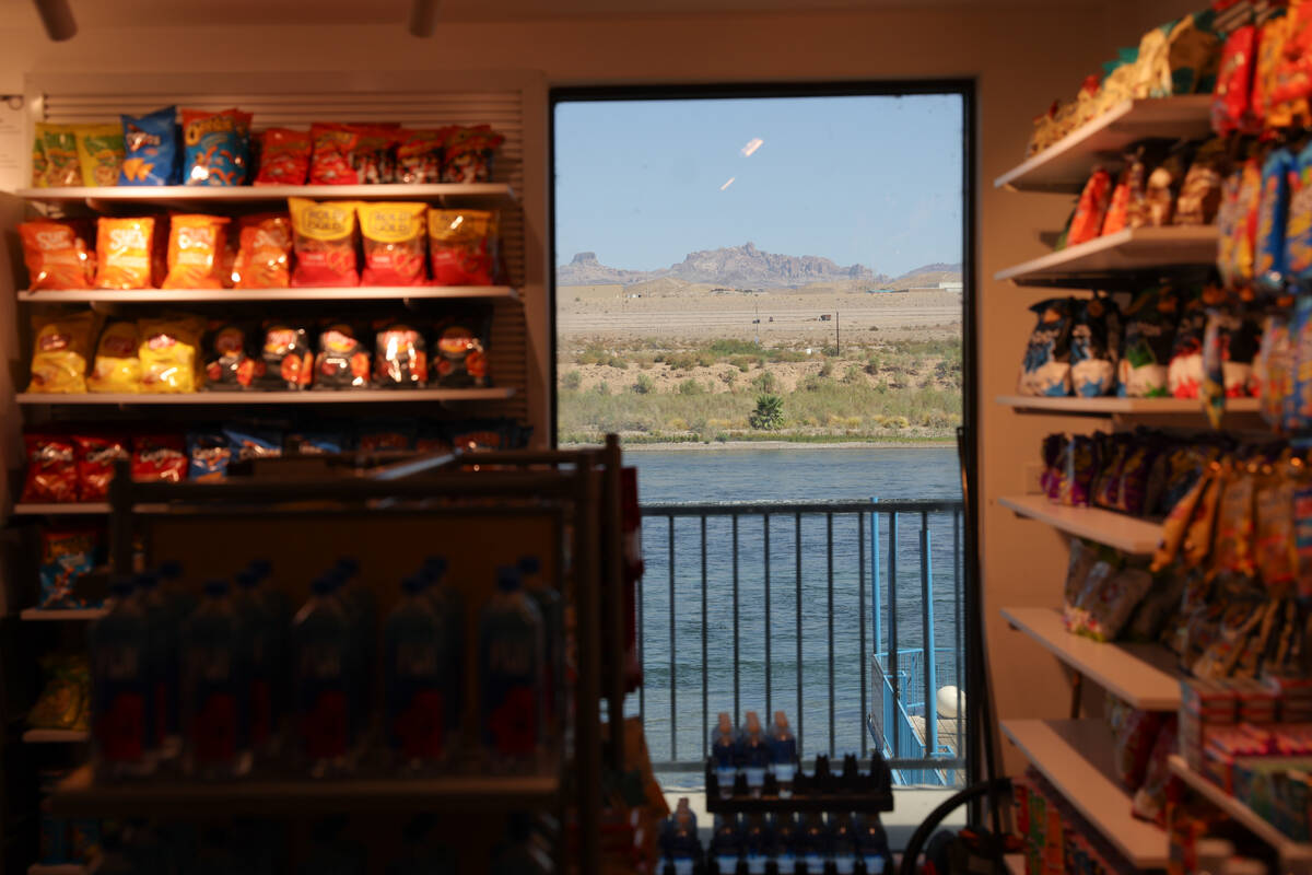 The Colorado River is the view from a gift shop at Edgewater casino-resort on Tuesday, Sept. 17 ...