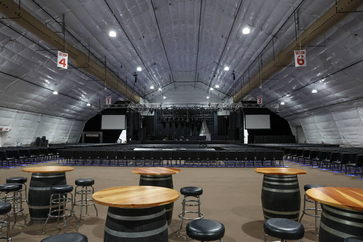 The Edge Pavilion on Tuesday, Sept. 17, 2024, in Laughlin. The concert venue, attached to the E ...