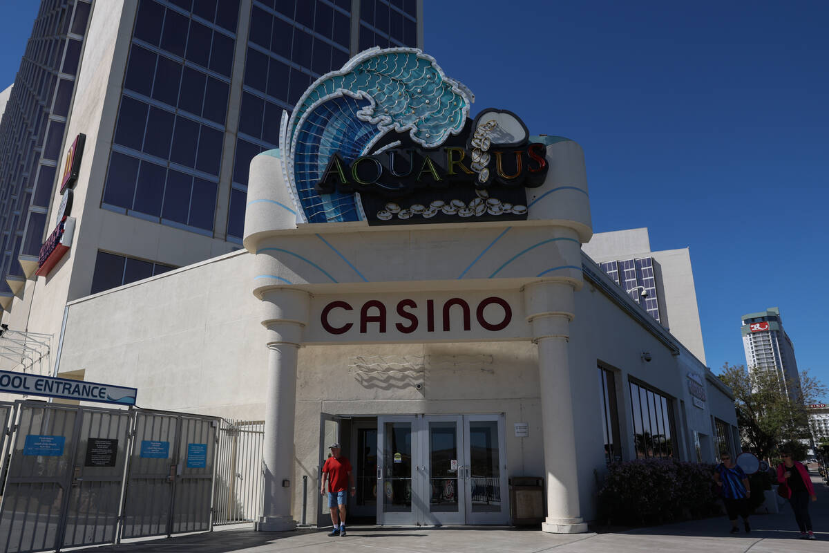 Aquarius casino-resort on Tuesday, Sept. 17, 2024, in Laughlin. (Ellen Schmidt/Las Vegas Review ...