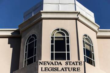 The Nevada State Legislature Building in Carson City. Las Vegas Review-Journal