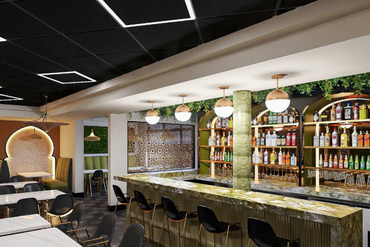 A rendering of the renovated interior of India Palace in Las Vegas. The renovations are set to ...