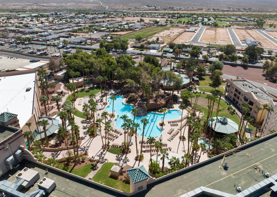 The CasaBlanca hotel-casino in Mesquite is pictured, on Tuesday, Sept. 24, 2024. (Bizuayehu Tes ...