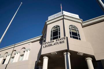 The Nevada State Legislature Building in Carson City. Las Vegas Review-Journal