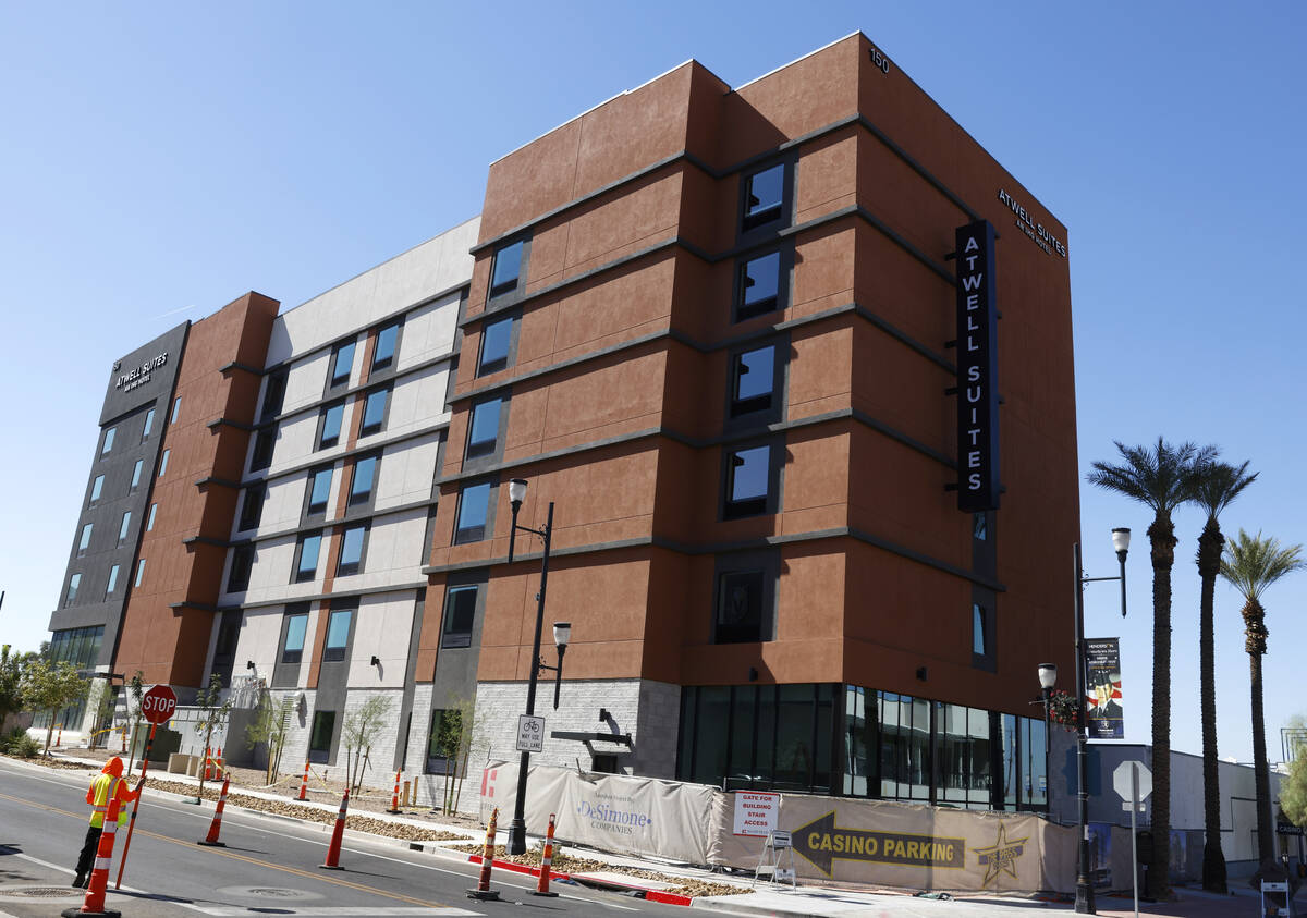 Construction is underway on the new Atwell Suites on Water Street, on Thursday, Oct. 3, 2024, i ...