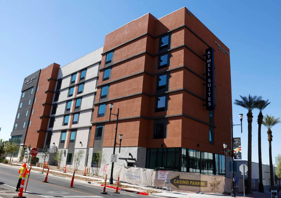 Construction is underway on the new Atwell Suites on Water Street, on Thursday, Oct. 3, 2024, i ...