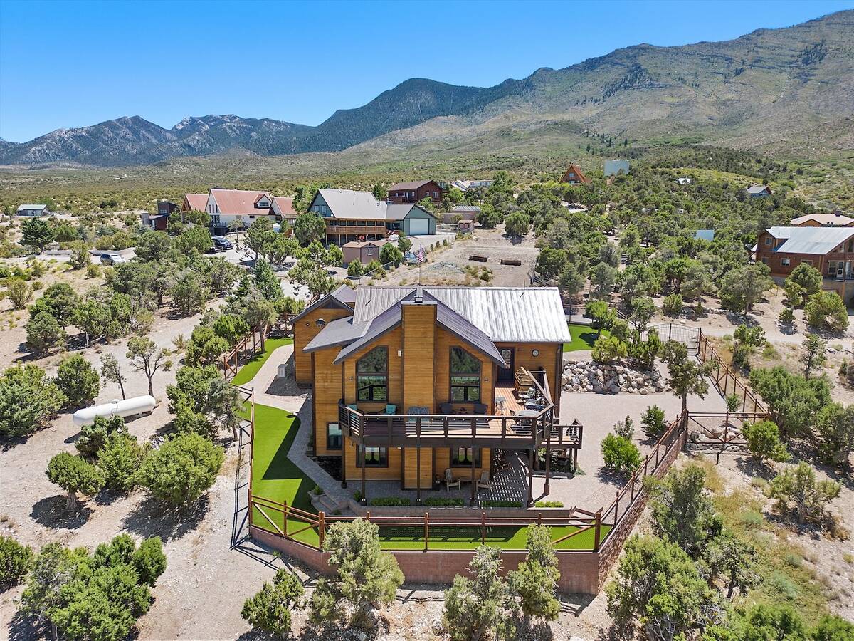 This off-grid 3,196-square-foot home at Cold Creek near Mount Charleston has listed for $1.275 ...