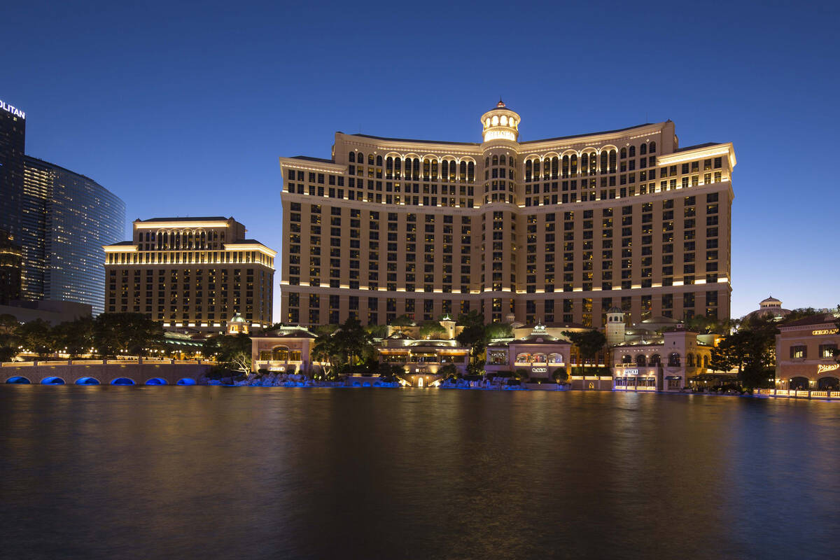 The Bellagio in Las Vegas on Saturday, Oct. 13, 2018. (Las Vegas Review-Journal)