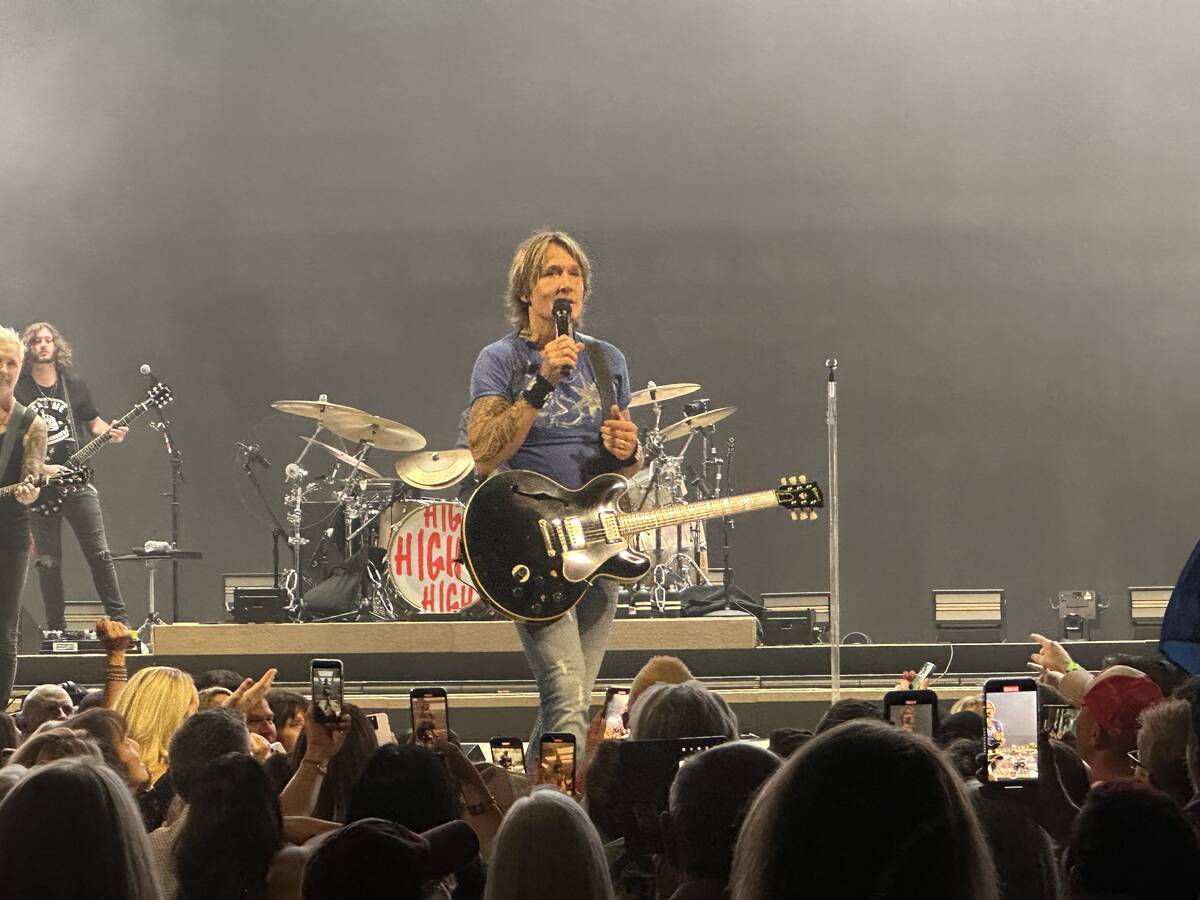 Keith Urban has premiered "High in Vegas" at Fontainebleau's BleauLive Theater. Urban is one of ...