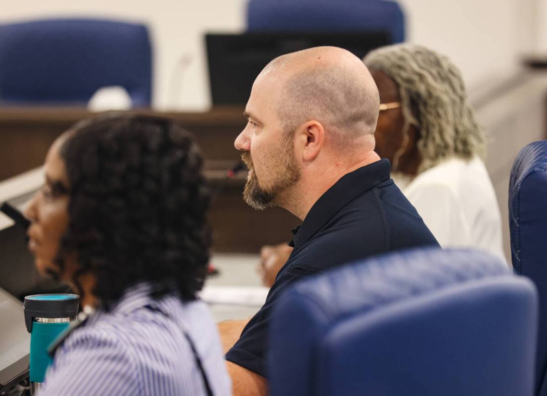 Windsor Park resident Jason Smith addresses legislators during the Interim Finance Committee me ...