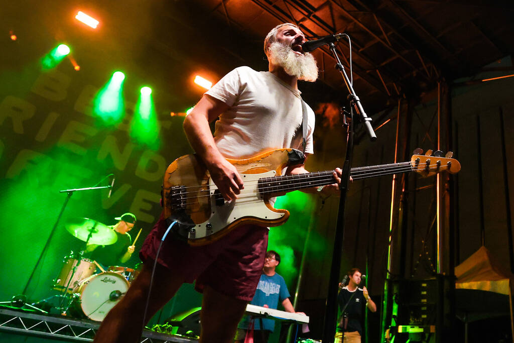 Algernon Cadwallader performs during the Best Friends Forever Festival at the Downtown Las Vega ...