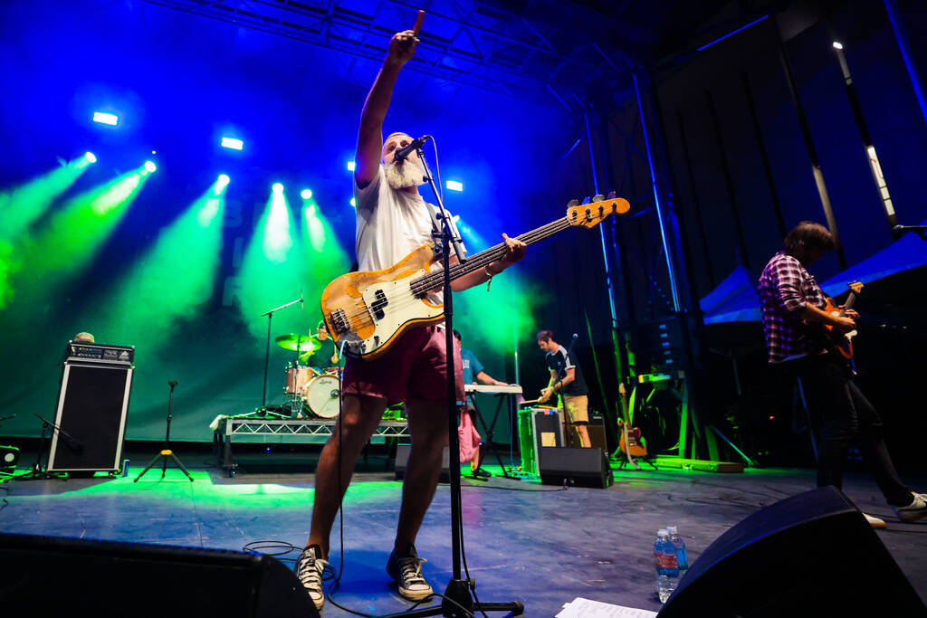 Algernon Cadwallader performs during the Best Friends Forever Festival at the Downtown Las Vega ...