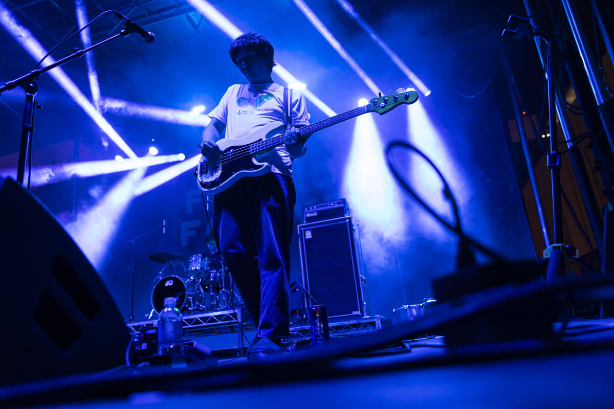 Aron Kobayashi Ritch of Momma performs during the final night of Best Friends Forever Festival ...