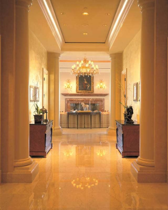 An entry foyer of a Palazzo Villa at Rio. (Rio)