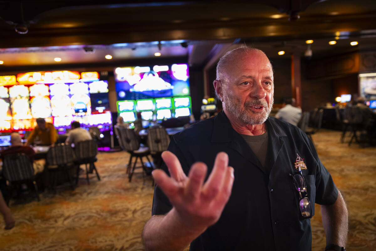 Glenn Casale, director of casino operations at Binion's, talks about changes dealer tips at Bin ...