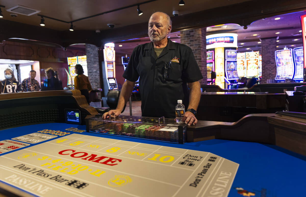 Glenn Casale, director of casino operations at Binion's, talks about changes dealer tips at Bin ...