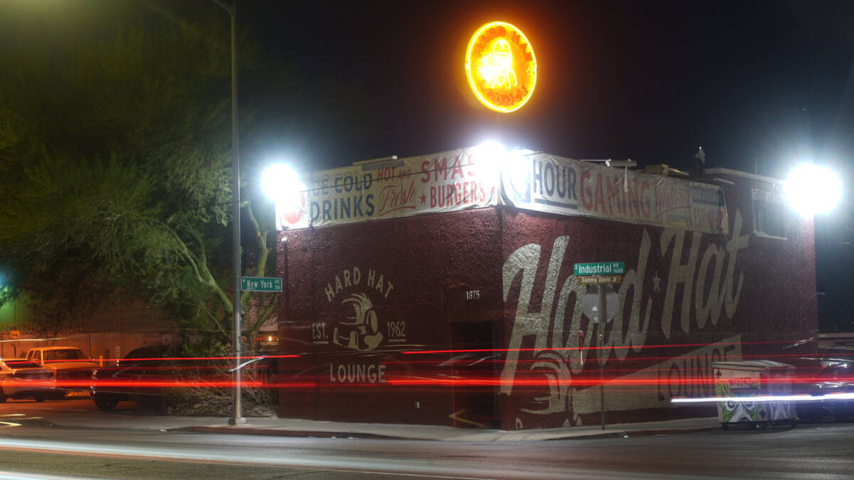 The exterior of Hard Hat Lounge, one of the oldest bars in Las Vegas. (Hard Hat Lounge)