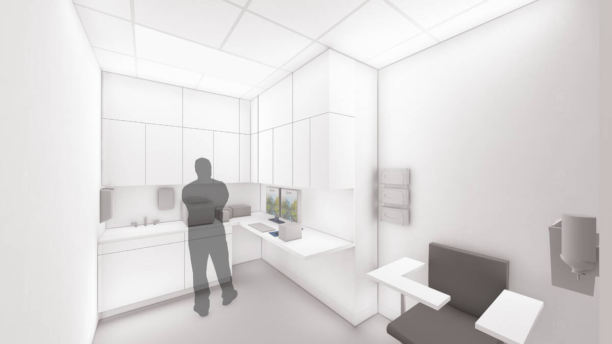 A rendering of the lab in Cleveland Clinic Nevada's concierge medicine practice, which is set t ...