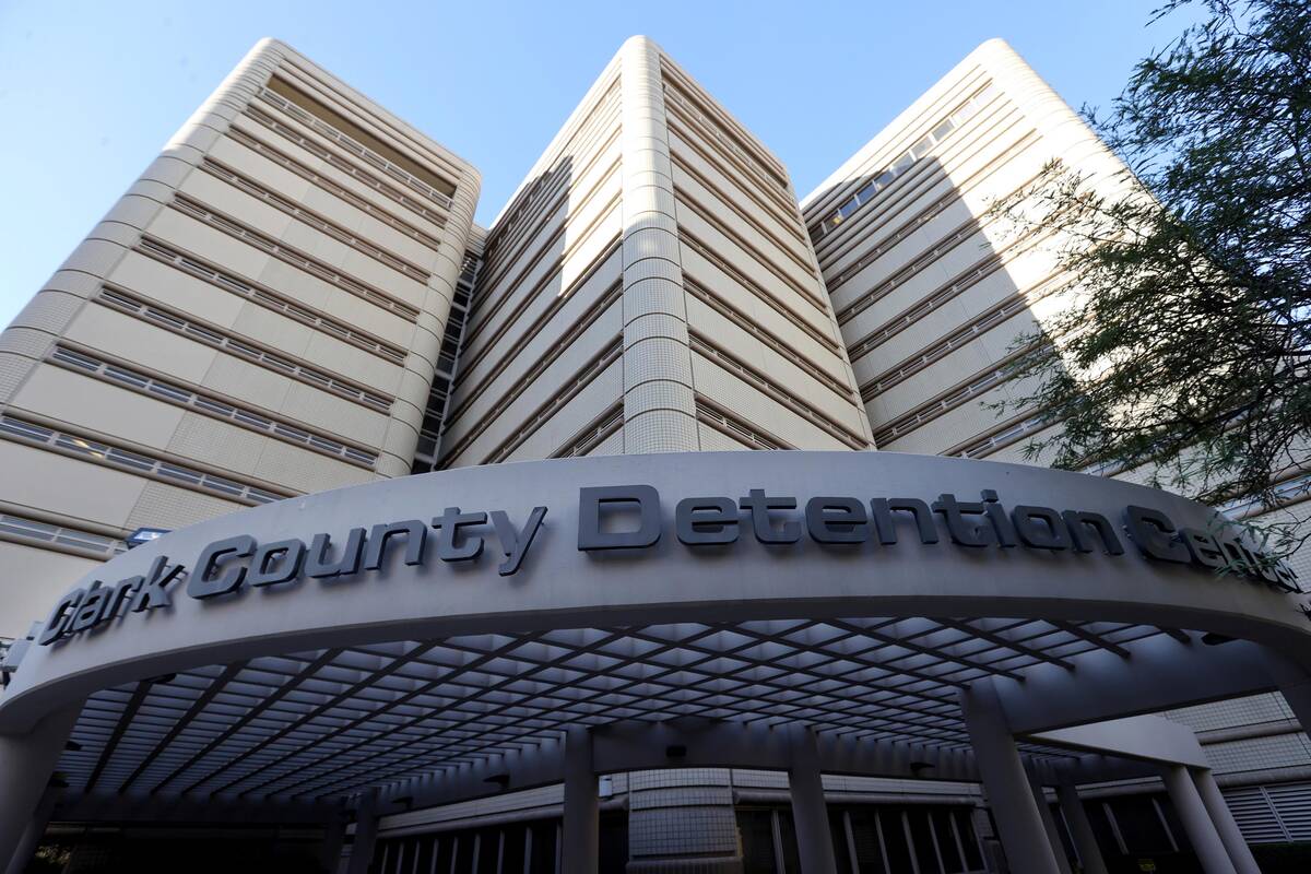 The Clark County Detention Center in Las Vegas. (K.M. Cannon/Las Vegas Review-Journal)