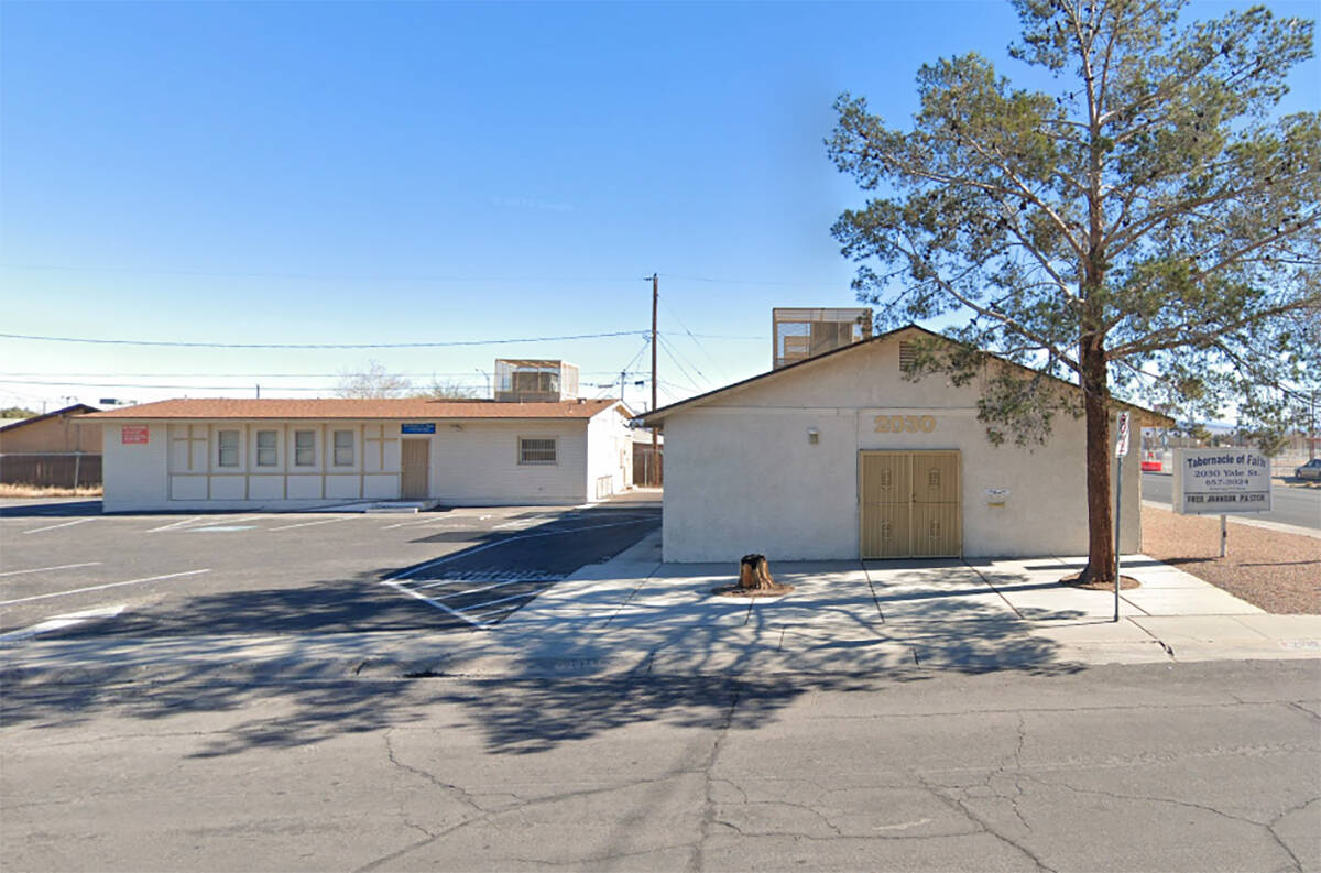 The church building at 2030 N. Yale Street in North Las Vegas. (Google photos)