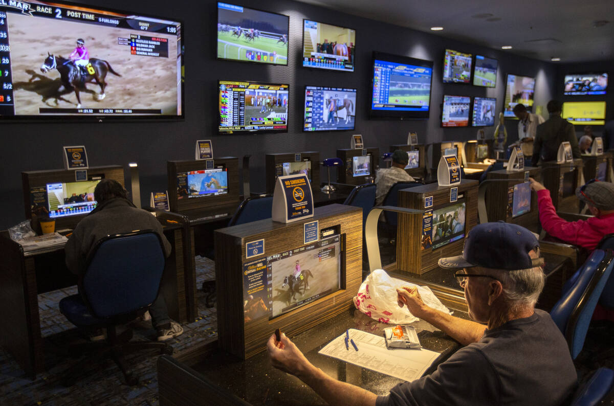 William Hill Race & Sports Book at The Plaza in Las Vegas. (Las Vegas Review-Journal/File)