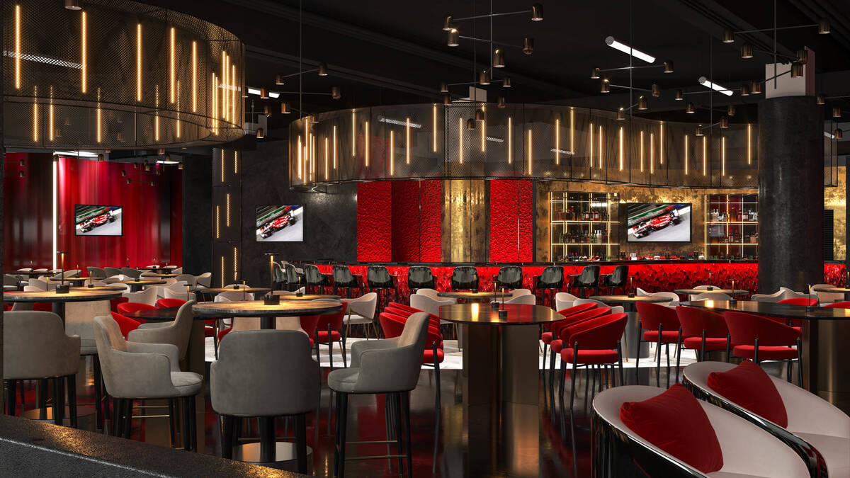 A rendering of a dining area at Ramsay's Garage, from celebrated chef Gordon Ramsay, for the Fo ...