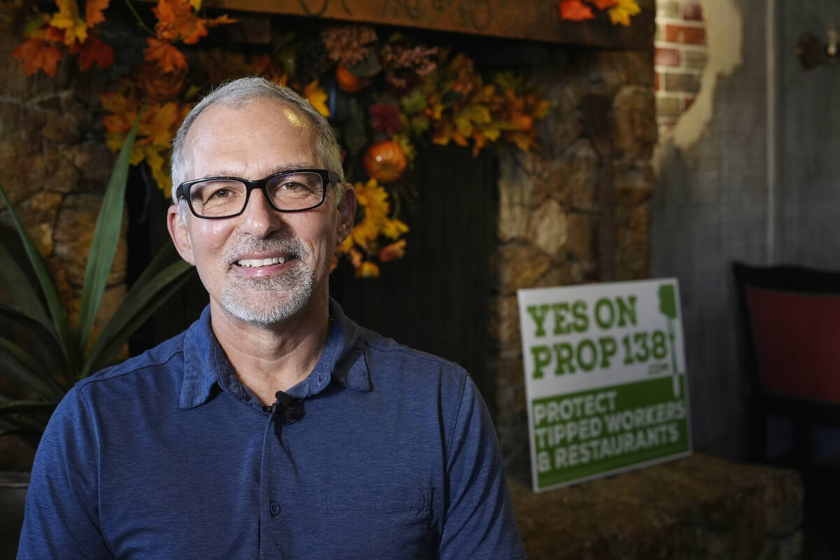 Dan Piacquadio, owner of Harold's Cave Creek Corral, poses for a photograph in his restaurant a ...