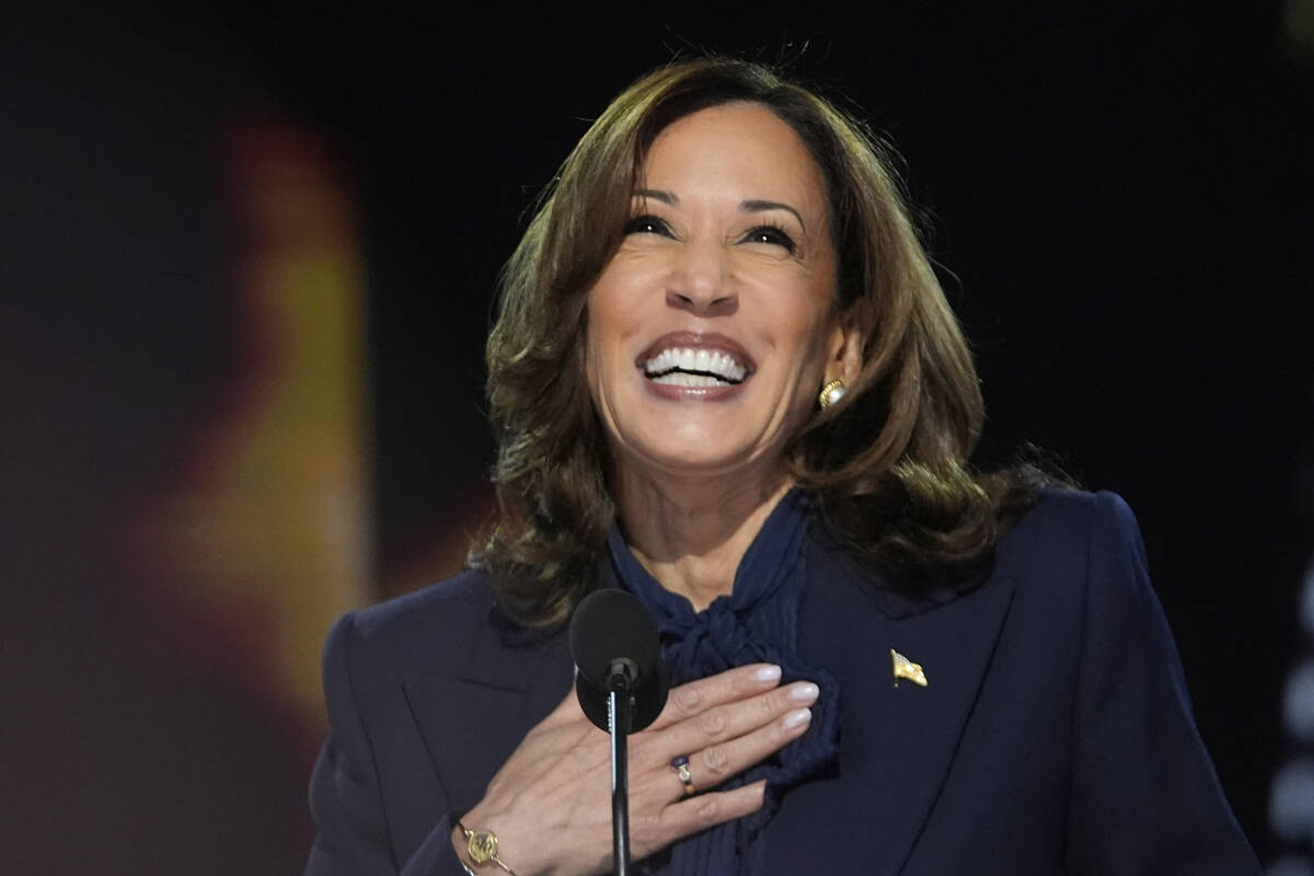 Democratic presidential nominee Vice President Kamala Harris. (AP Photo/Paul Sancya)