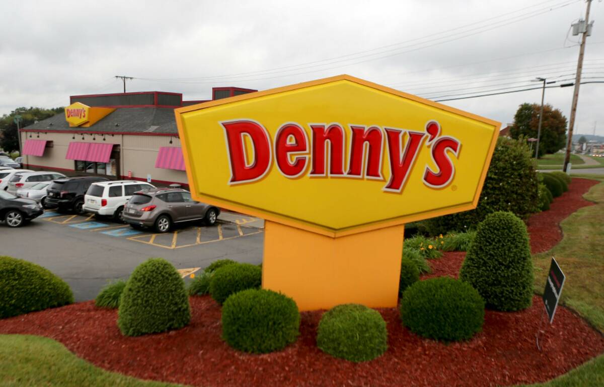 A Denny's restaurant is shown Sept. 14, 2017, in Cranberry, Pa.(AP Photo/Keith Srakocic, File)