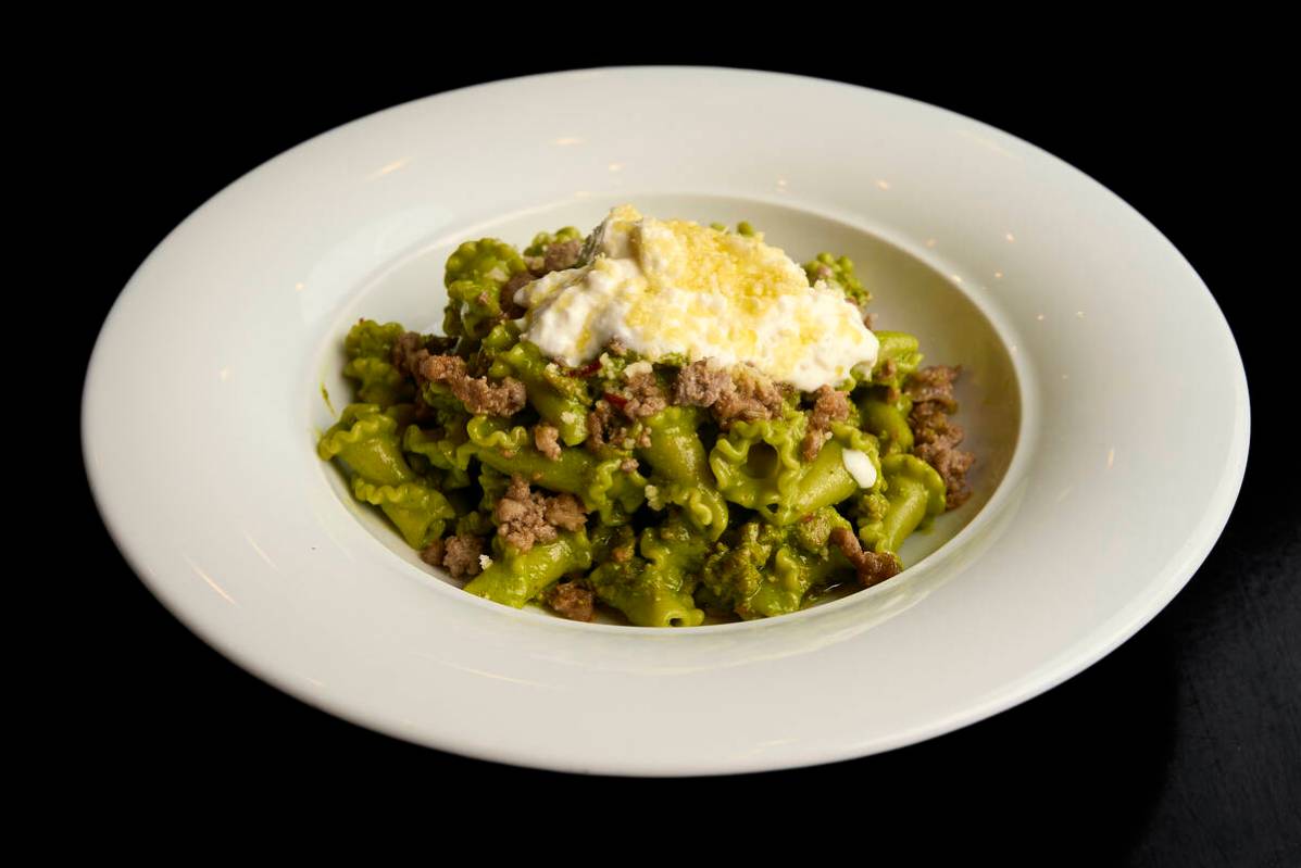 Pistachio gnocchi from Ferraro's Ristorante in Las Vegas. (Ferraro's Ristorante)