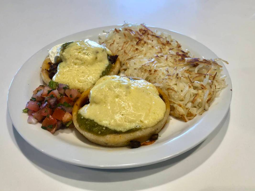 The El Benedicto eggs Benedict at Norms, which is opening in late October 2024 on West Charlest ...