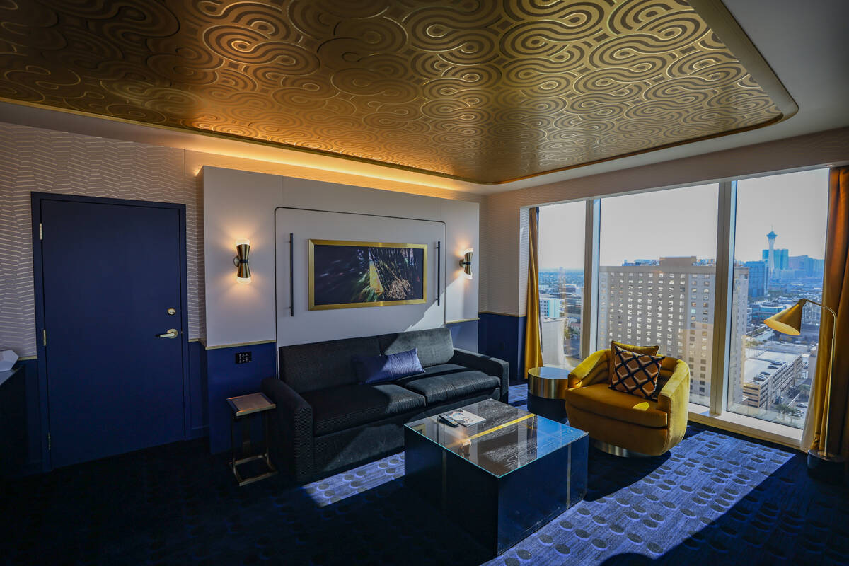 The sunset suite at Circa in Las Vegas, Monday, Oct. 28, 2024. The downtown hotel-casino added ...