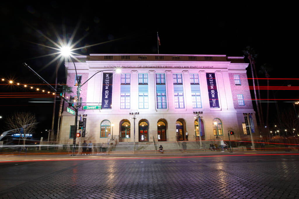 The exterior of the Mob Museum in downtown Las Vegas is seen in this Review-Journal file photo. ...