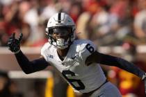 Penn State safety Zakee Wheatley (6) runs during an NCAA football game against Southern Califor ...