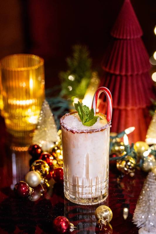 The White Christmas (vodka, crème de cacao, vanilla cream and mint), available during the holi ...