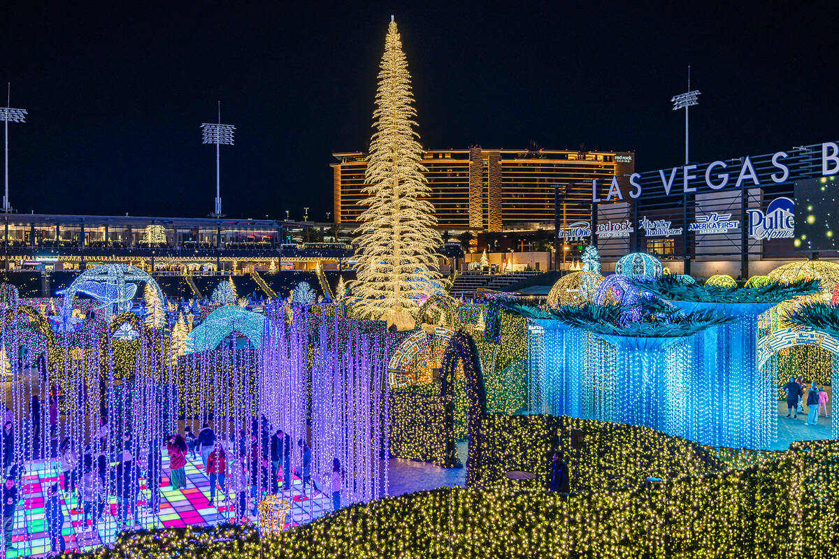 Enchant Christmas returns for the holidays with a new 80,000-square-foot maze of light sculptur ...