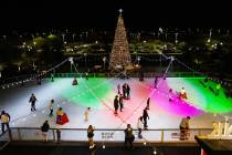 Rock Rink in Downtown Summerlin will bring seasonal joy to the Las Vegas Valley, starting Sunda ...