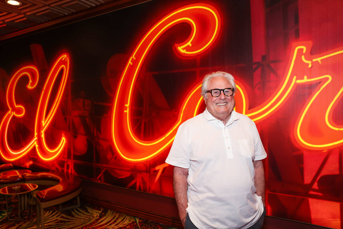 Kenny Epstein, owner of the El Cortez, at the El Cortez in Las Vegas, Tuesday, May 9, 2023. (Ra ...