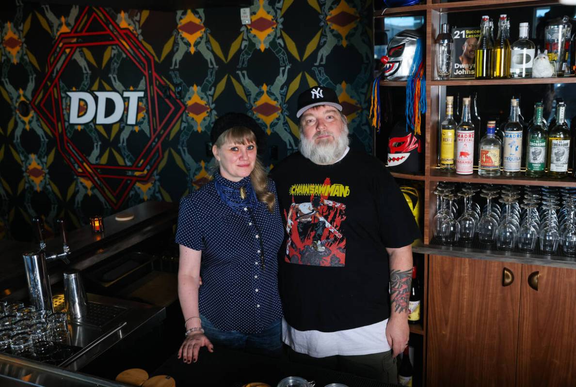 Owners Suzanne Tyson and her husband, Randy Tyson, pose for a portrait at their professional wr ...